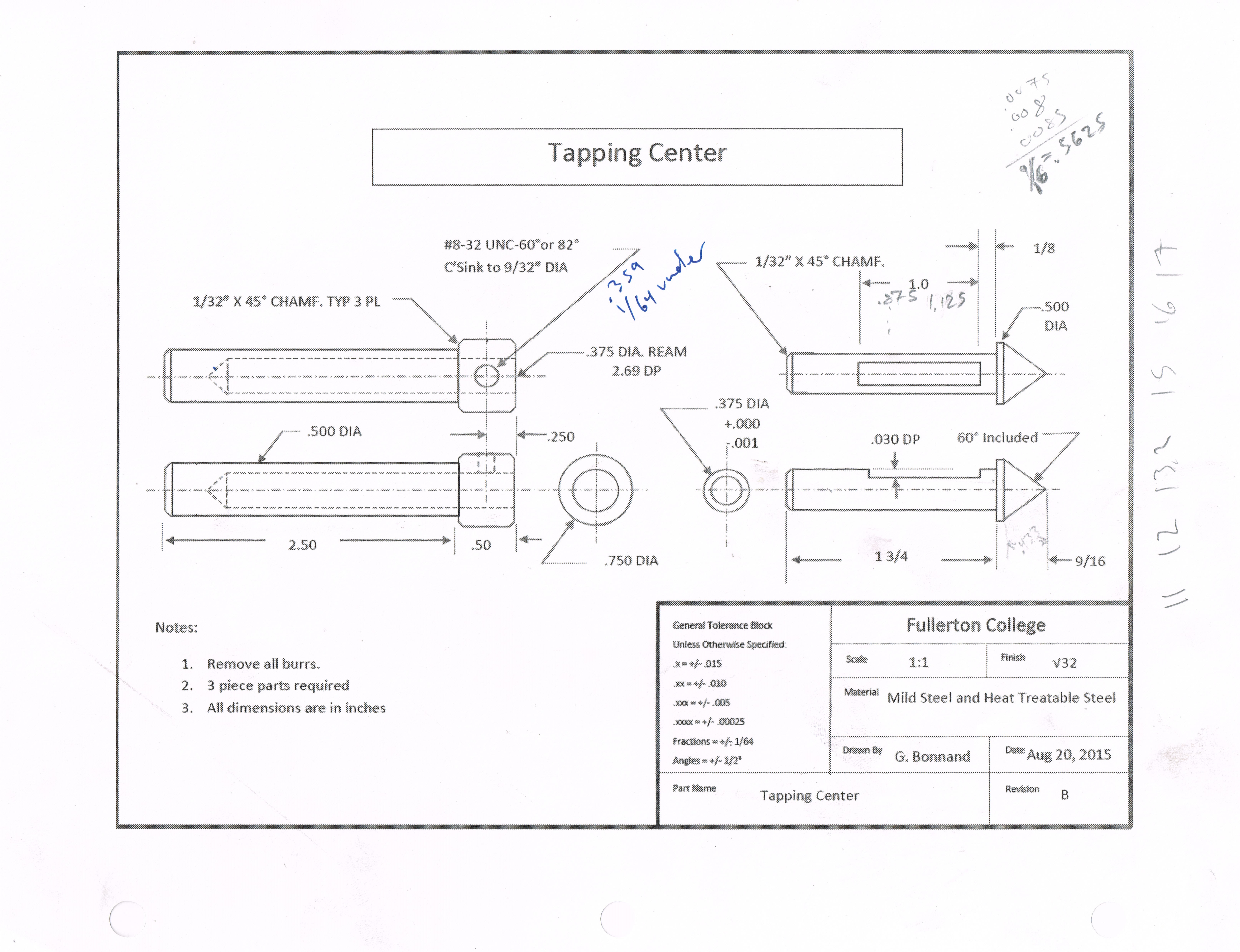 Tapping Center Blueprint